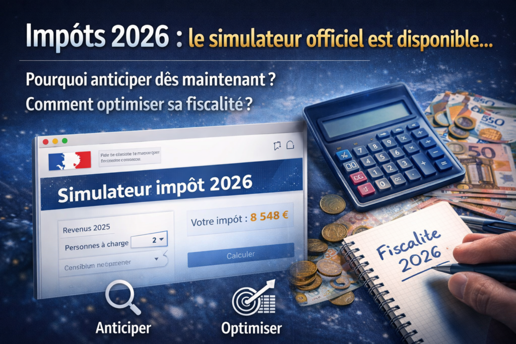 Impôts 2026 : le simulateur officiel est disponible, pourquoi c’est le moment d’anticiper ?